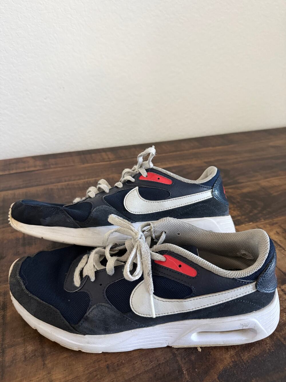 Nike Air Max SC Men’s Size 10 Navy White Red Running Sneakers